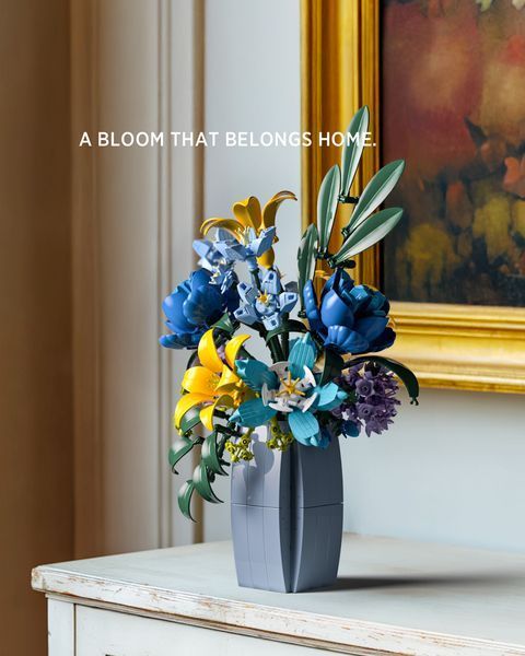 WILDFLOWER BOUQUET WITH VASE NF10337 фото