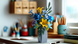 WILDFLOWER BOUQUET WITH VASE NF10337 фото 12